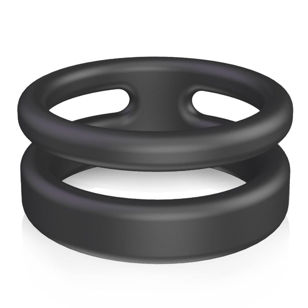 S-HANDE Silicone Erection Enhancing  Dual Penis Ring