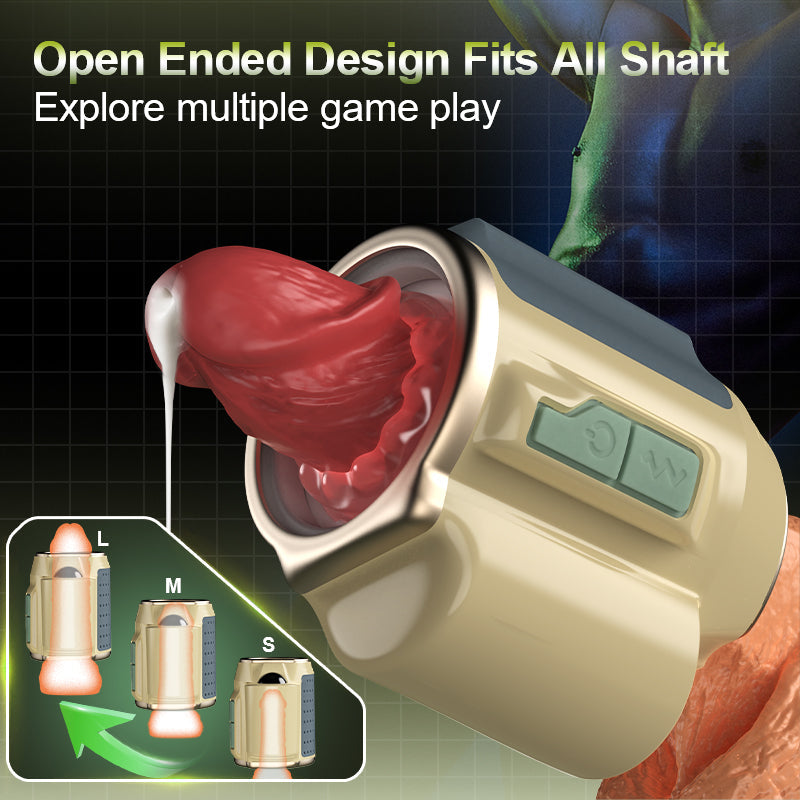 DiveEase - 7 Rotation Vibration Open Ended Stroker