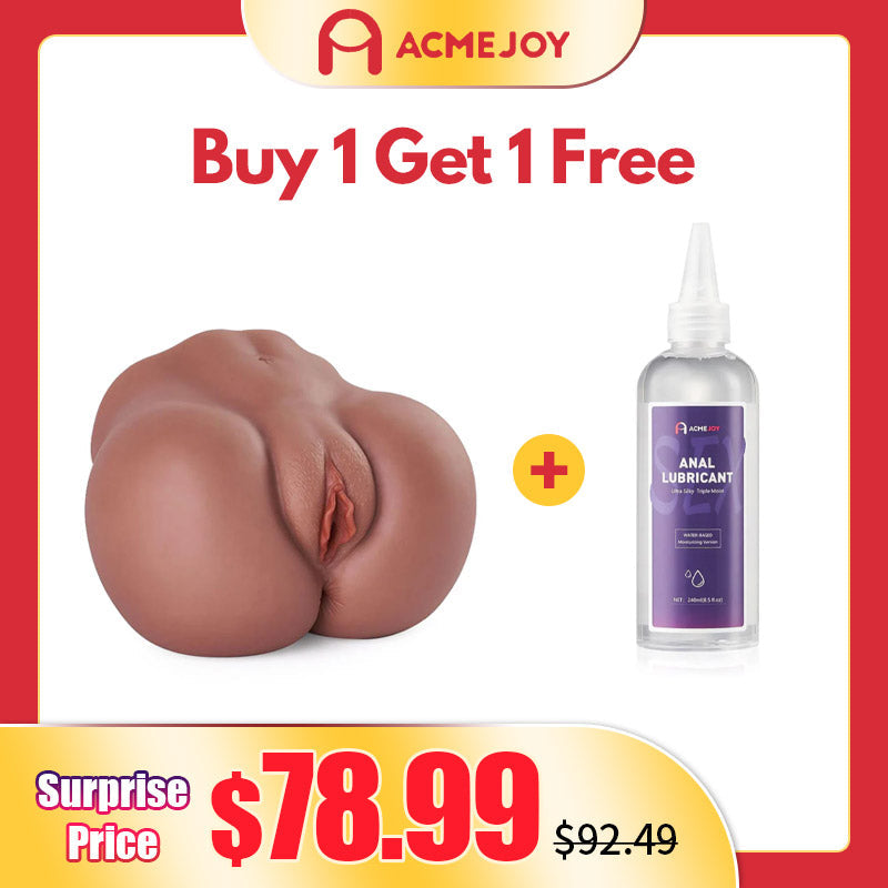 Pinay Big Ass Male Masturbator and ACMEJOY 8.5oz Water-based Lubricant Set