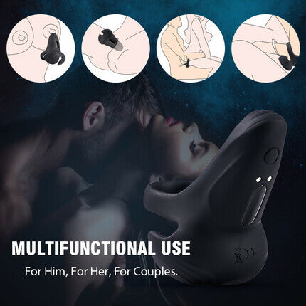 Acmejoy - 10 Vibrating Training Penis Ring