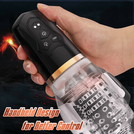 Rocket-2 Vibrating Eggs 5 Sucking 10 Vibrating Masturbation Cup