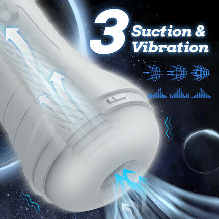 STARK 3 Sucking and Vibrating Masturbators Electric Pocket Pussy Male Masturbation Cup