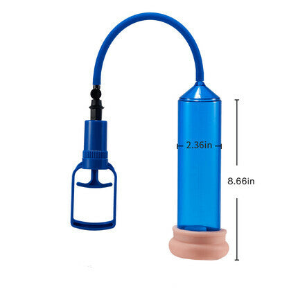 Acmejoy Blue Penis Enlargement Pump with Trigger Blue Chamber Tight Seal