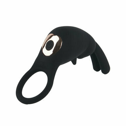 AcmeJoy 10 Vibrating Penis Ring with Double Tentacle for Couples Delight