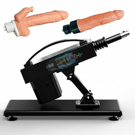 Acmejoy - Automatic Heating Swinging Vibrating Sex Machine with Dildo 14.6 Inch