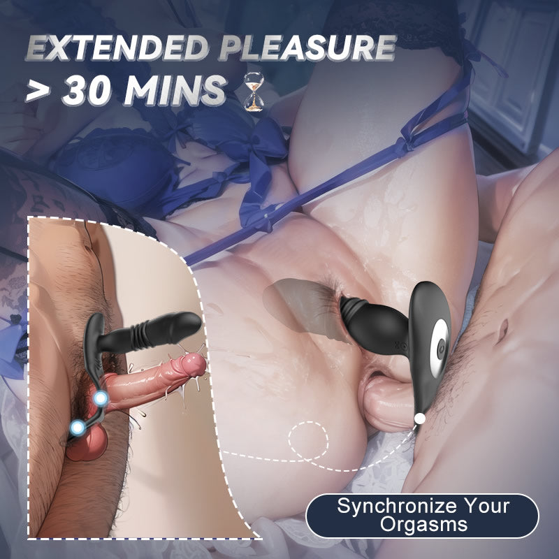 [Surprise Price] SAUL Prostate Massager + Ultra-thick Water-based Lubricant Set