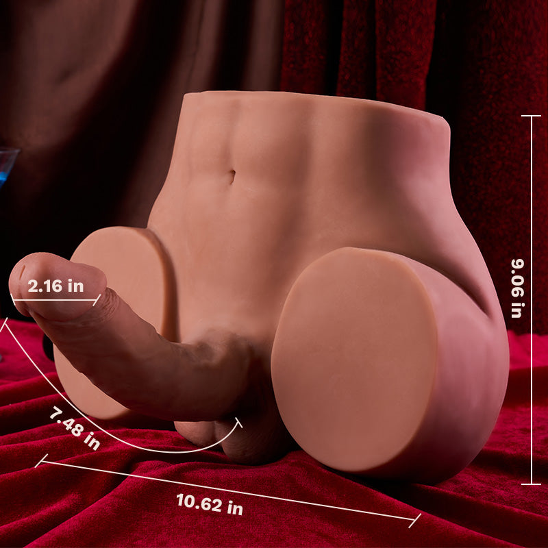 Austin - Realistic Butt with Dildo and Testis Tight Hole Unisex Sex Toy